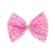 Sweet Wink Raspberry Confetti Tulle Bow Clip