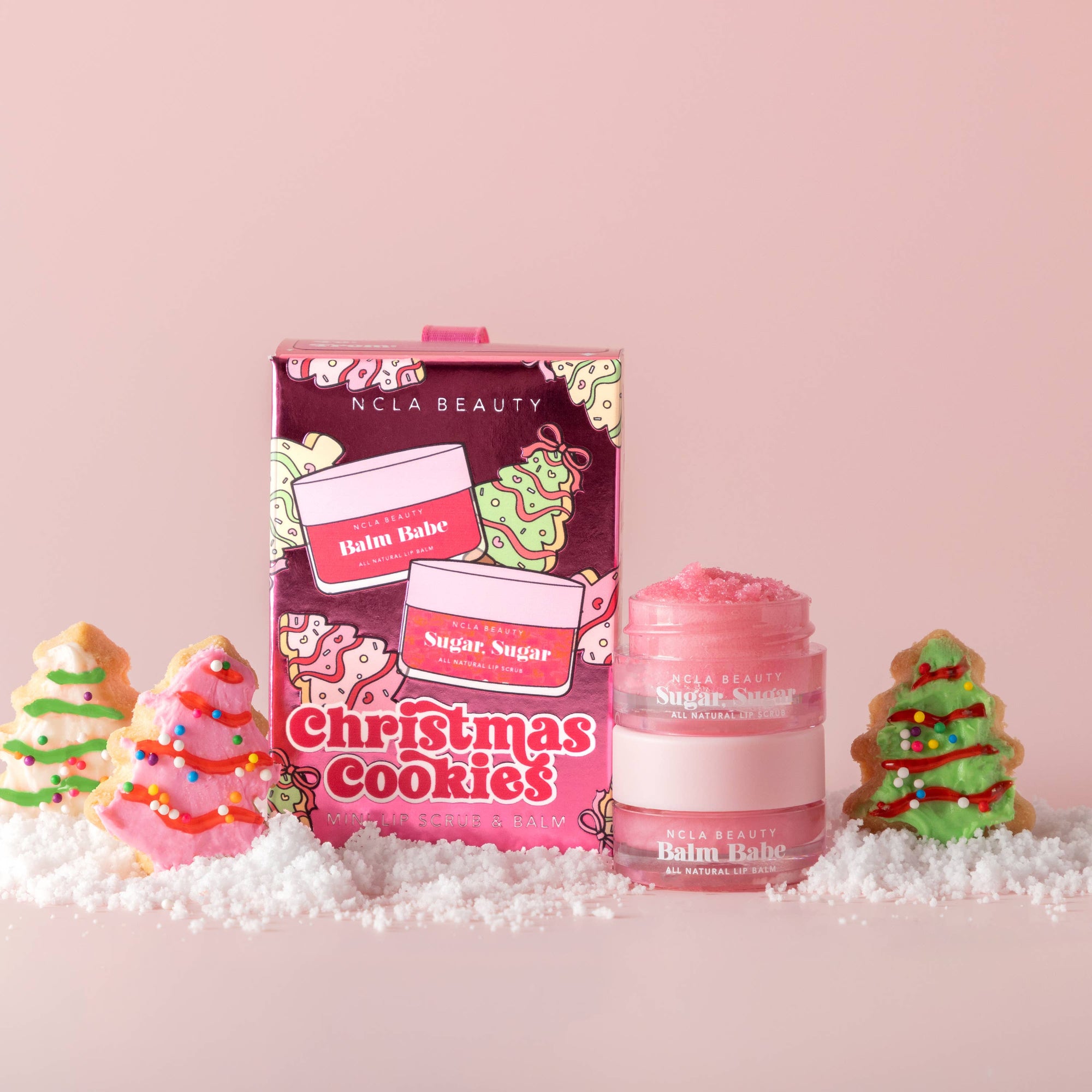 Ornament Mini - Christmas Cookies Lip Scrub + Balm Set Gift Set