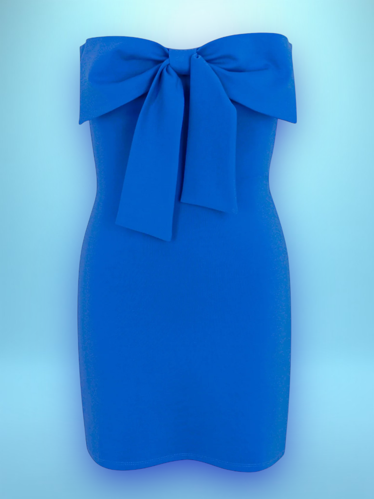 Gold Rush NYC Tween Blue Teddie Dress