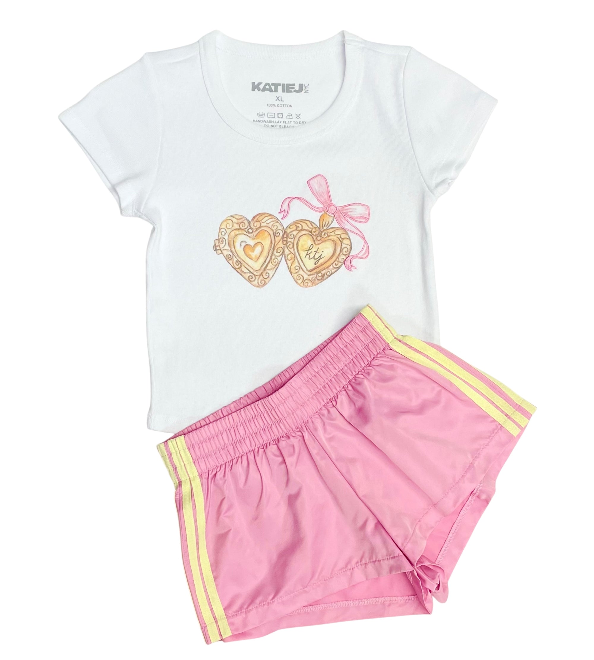 KatieJ NYC Tween Locket Baby Tee