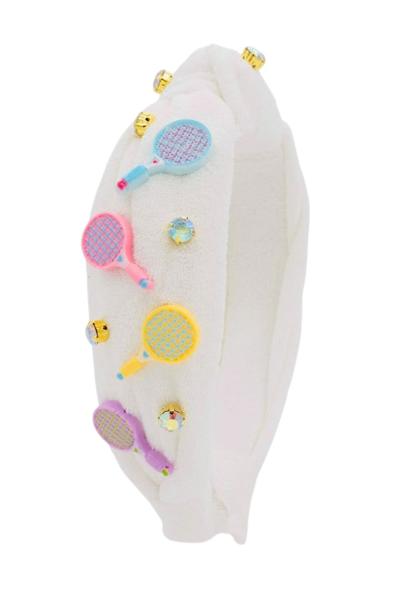 Bari Lynn Tennis Charms Headband
