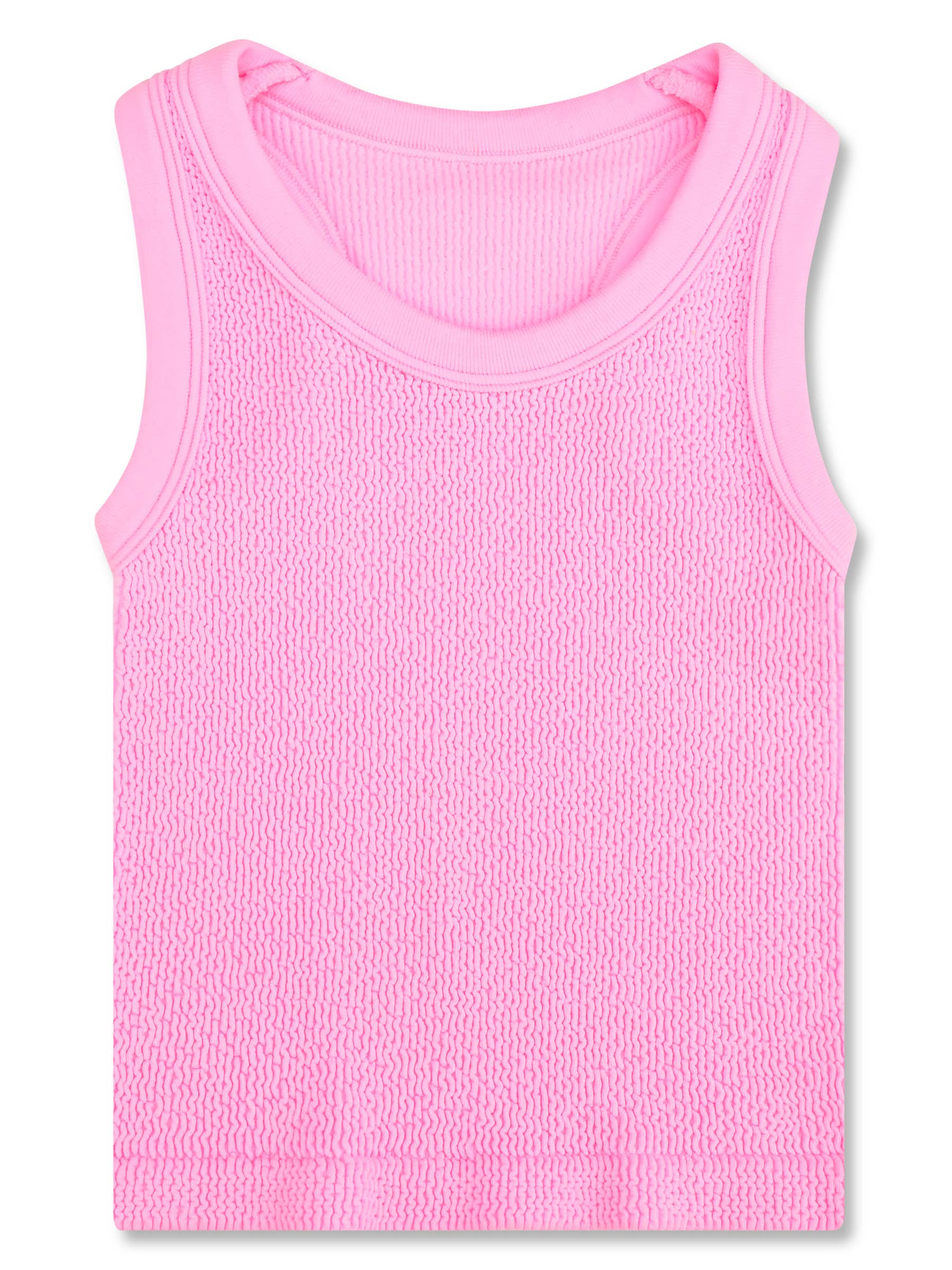 Iscream - Rose Smocked Racerback Tank Top