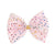 Sweet Wink Pink Confetti Tulle Bow Clip