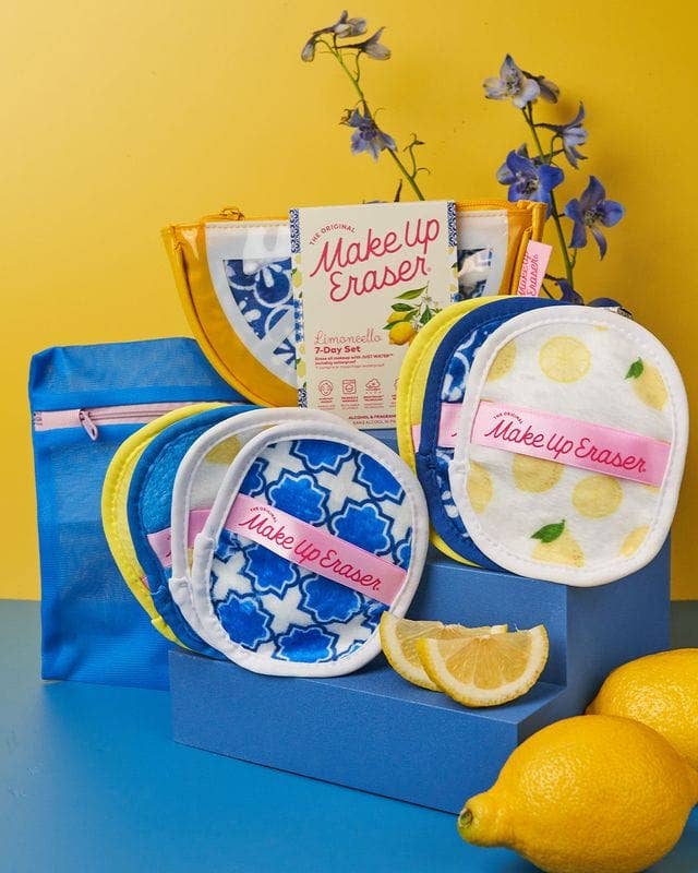 MakeUp Eraser - Limoncello 7-Day Set & MakeUp Bag Gift Set