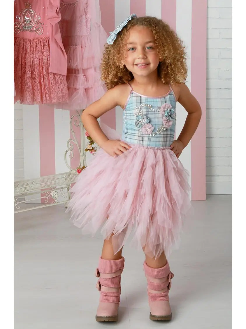 Ooh! La, La! Couture Pink Haze Heart Emma Dress