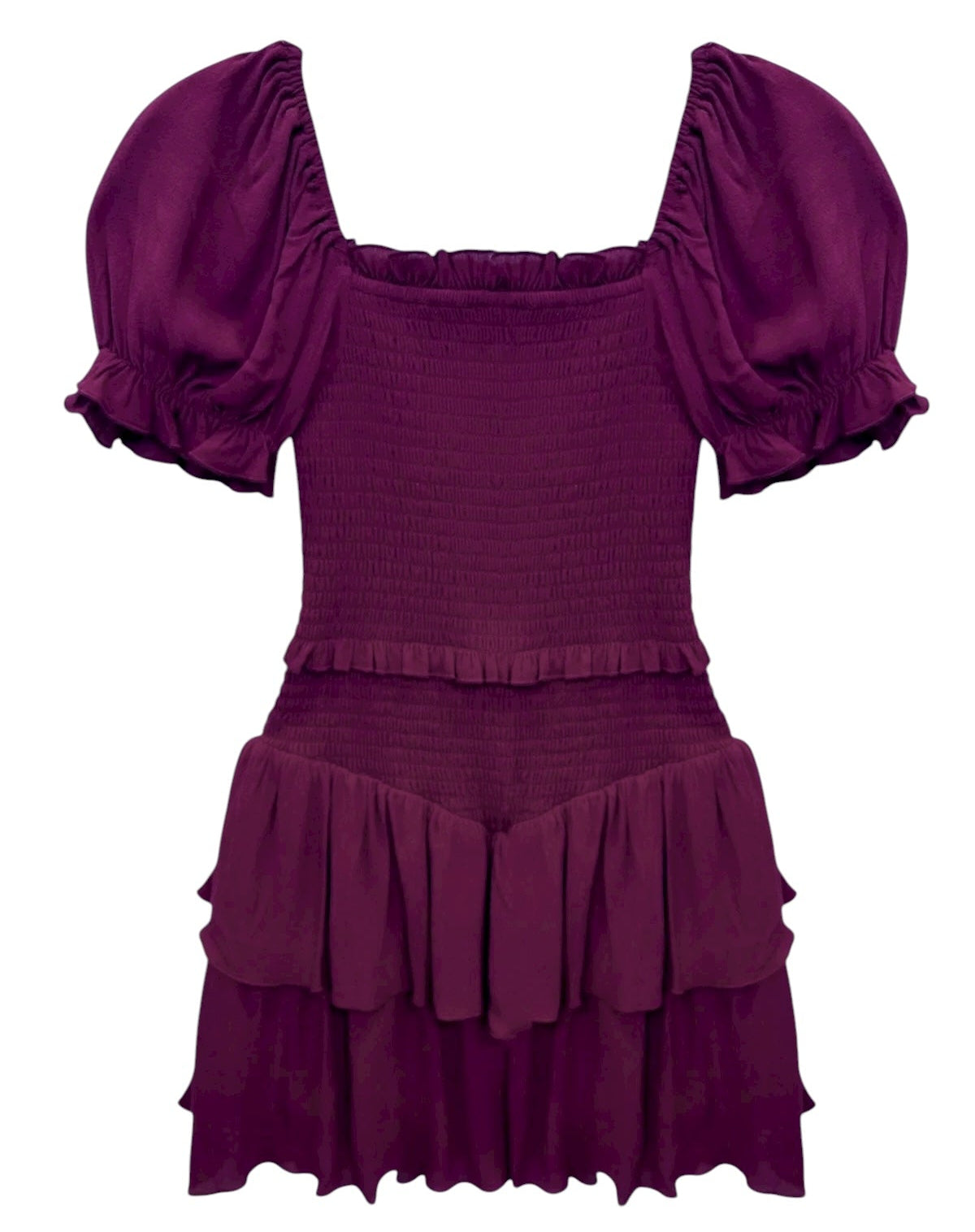 KatieJ NYC Tween Lainey Dress - Eggplant