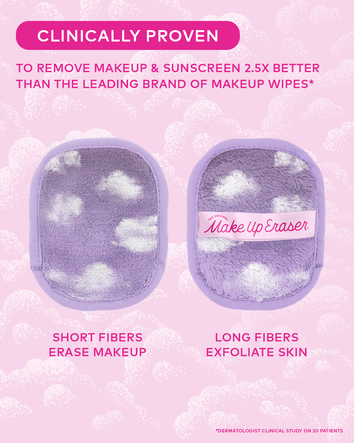 MakeUp Eraser 7-Day Gift Set &  Cloud Cosmetic Bag