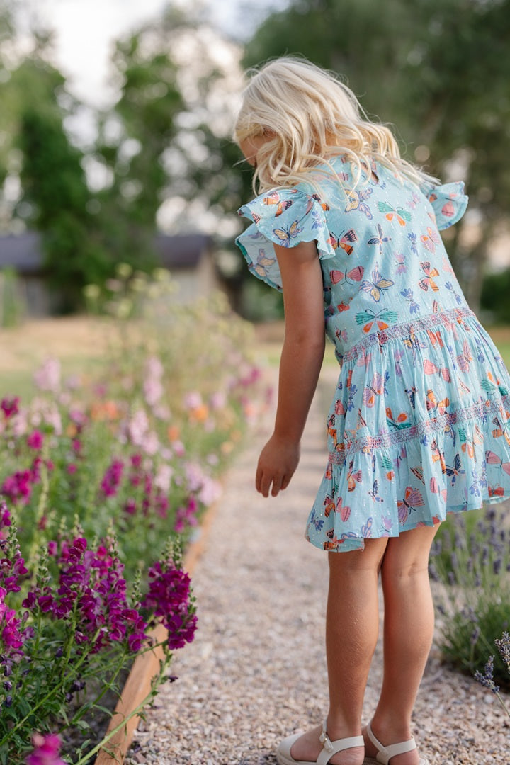 Alto Modas Aqua Butterfly Dress