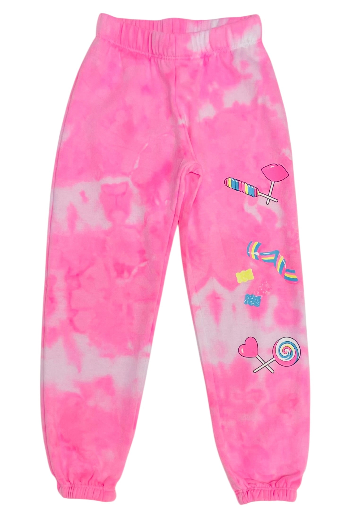 Firehouse Girls Candy Toss Sweatpant- Neon Pink Cloud
