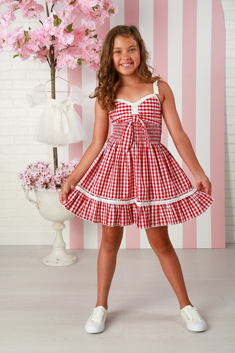 Ooh! La, La! Couture Nathalie Dress - Red Gingham