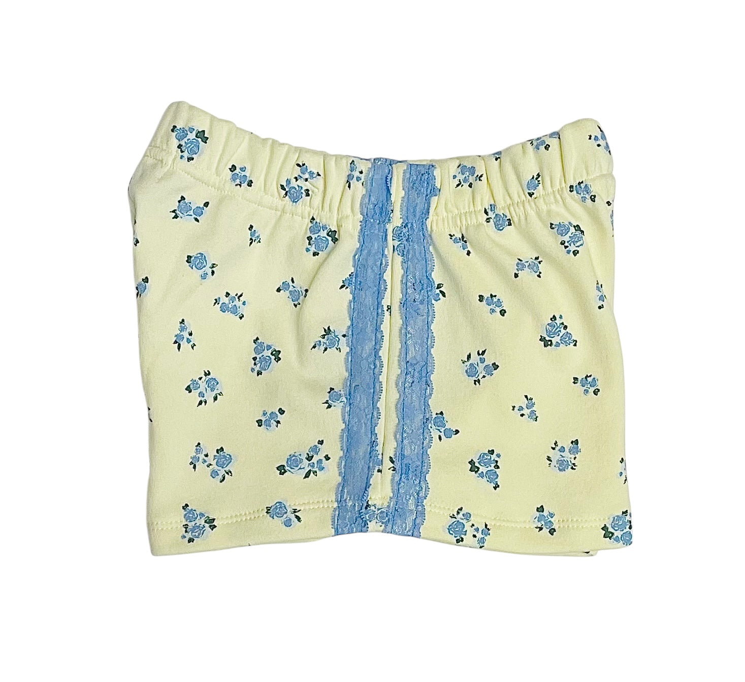 Flowers By Zoe Tween Butter Rose Print Knit Shorts