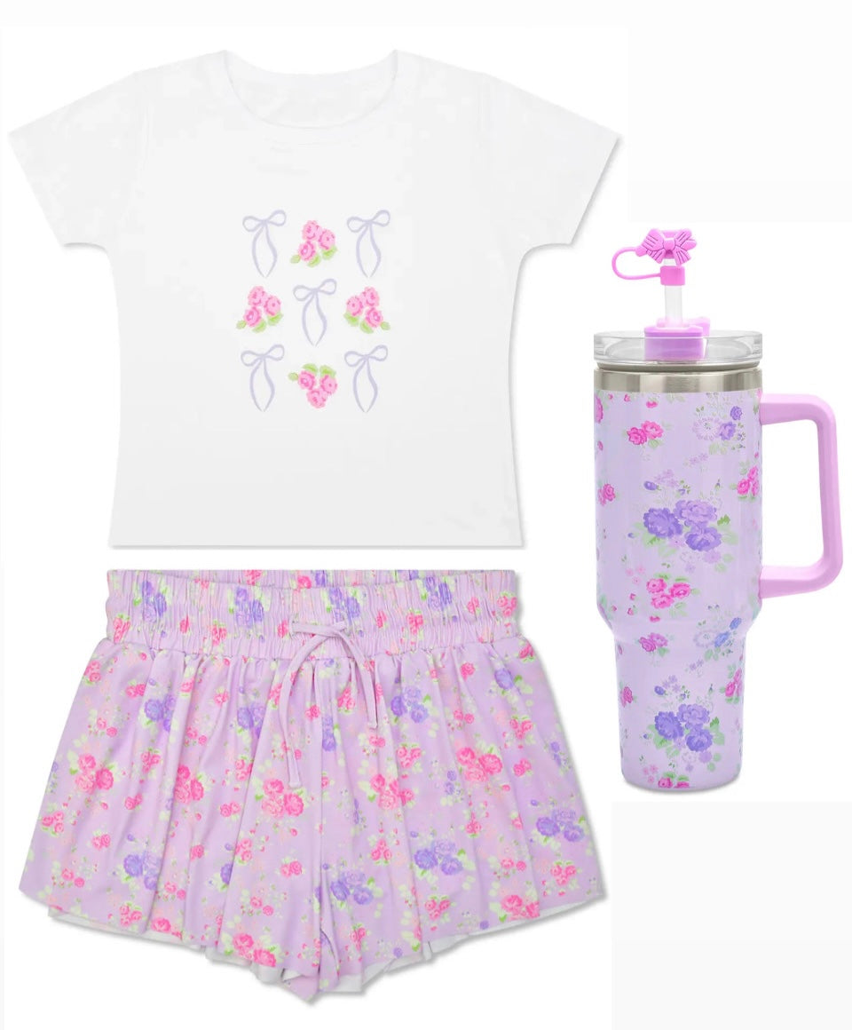 Iscream Forever Floral Sporty Shorts