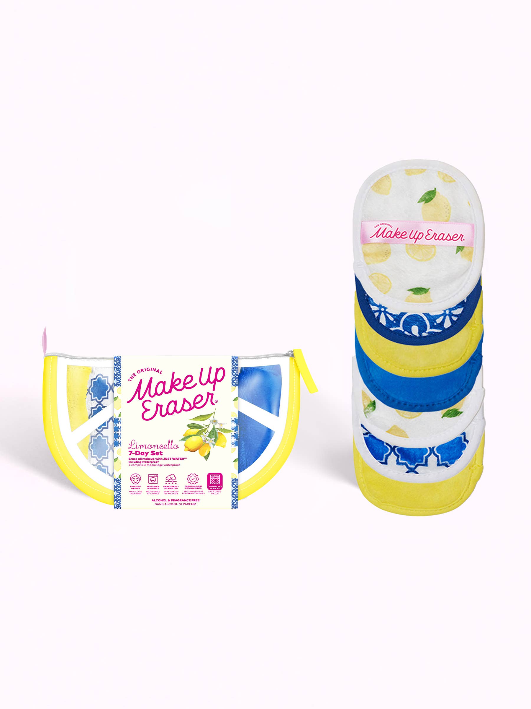 MakeUp Eraser - Limoncello 7-Day Set & MakeUp Bag Gift Set