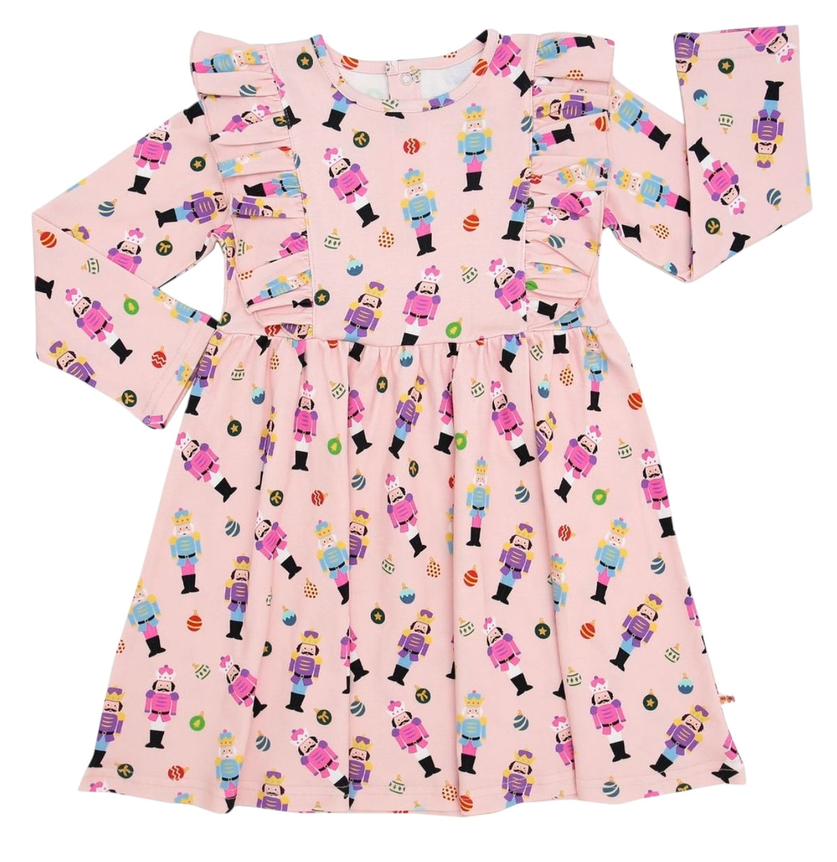 Petite Hailey 2pc Bamboo Dress- Pink Nutcracker