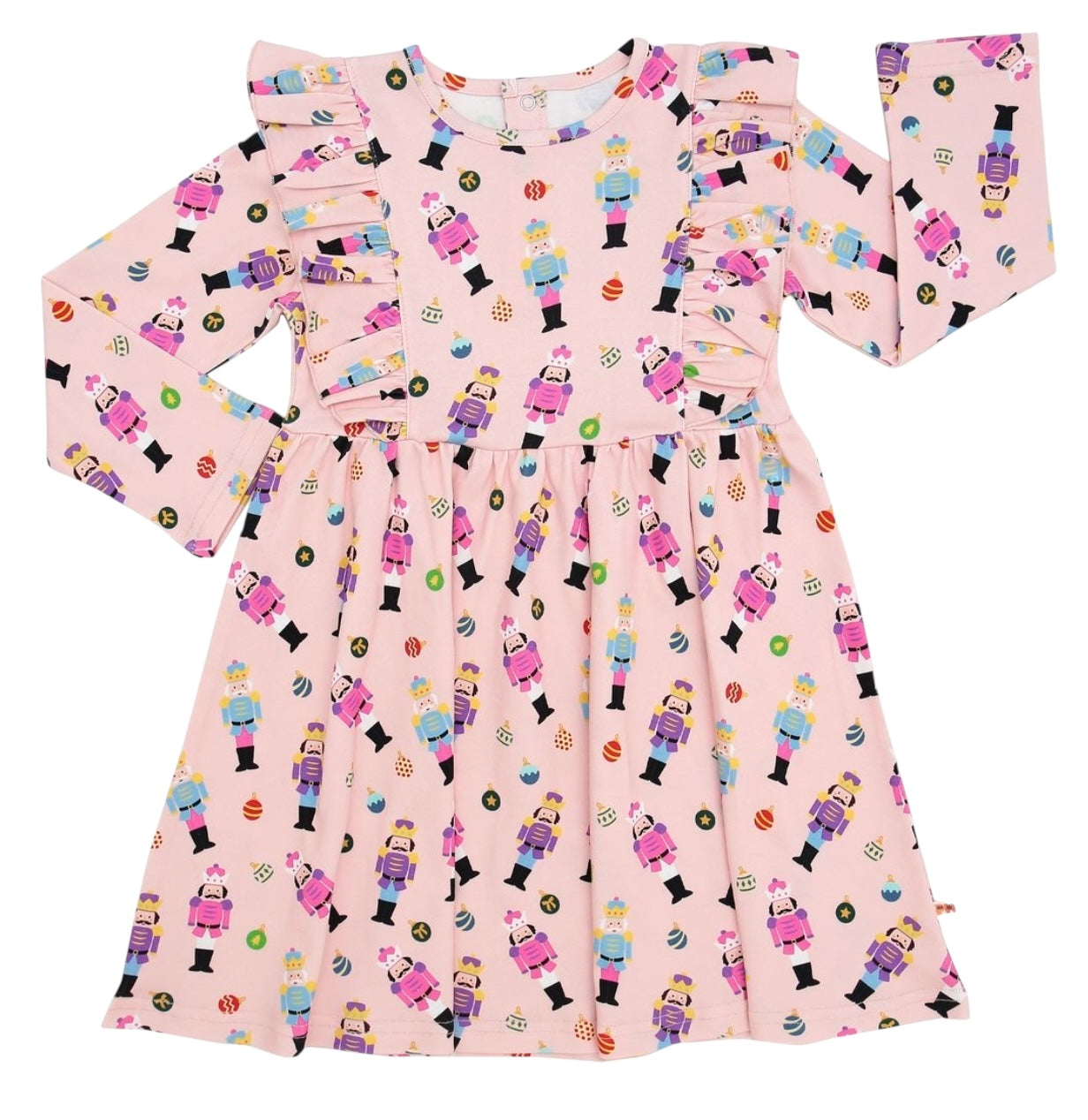 Petite Hailey 2pc Bamboo Dress- Pink Nutcracker2