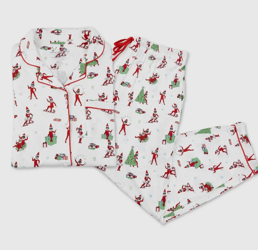 Elf On A Shelf Bamboo Pajama Set * Junior/Adults