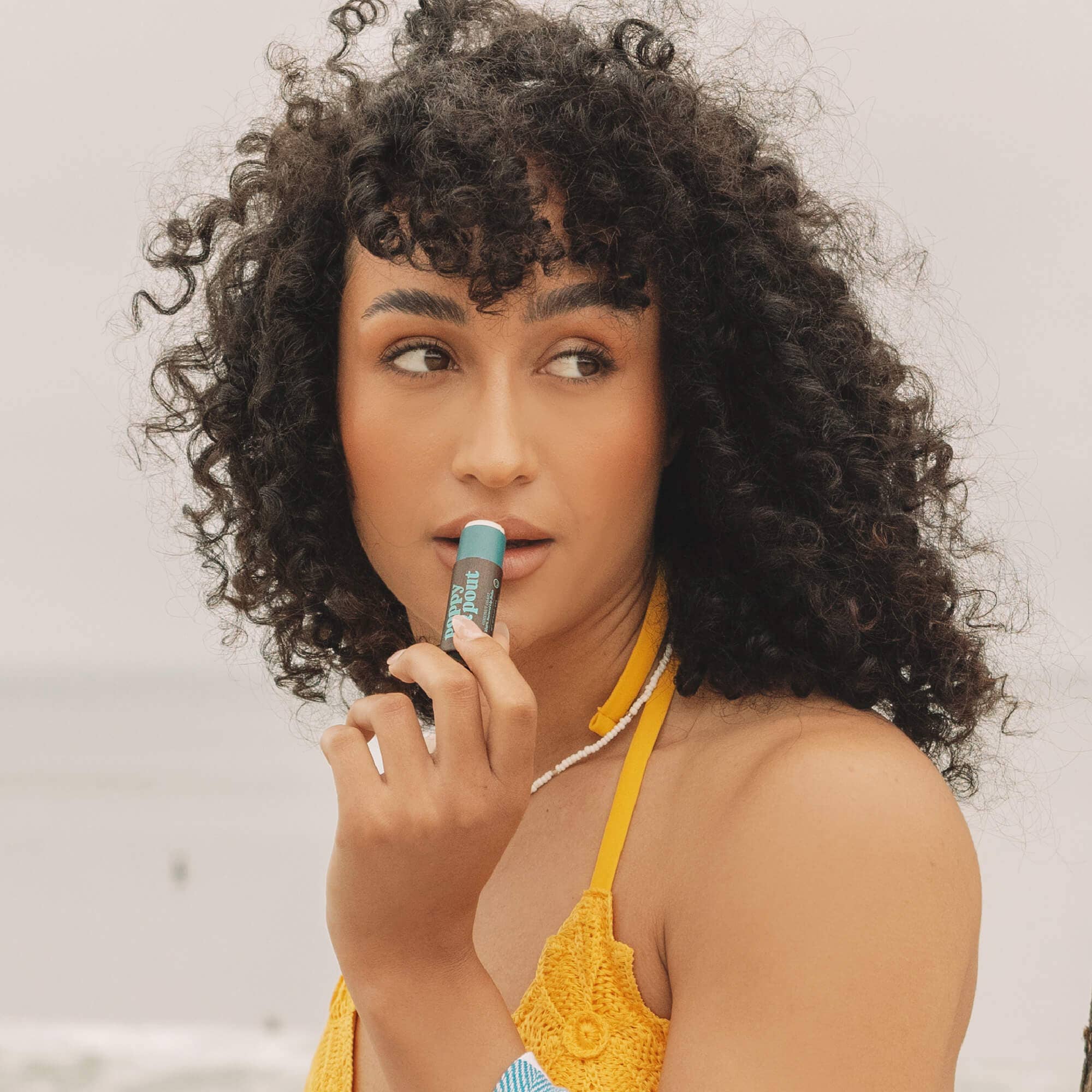 Poppy & Pout All Natural Lip Balm-Retro Surf Coconut Coast