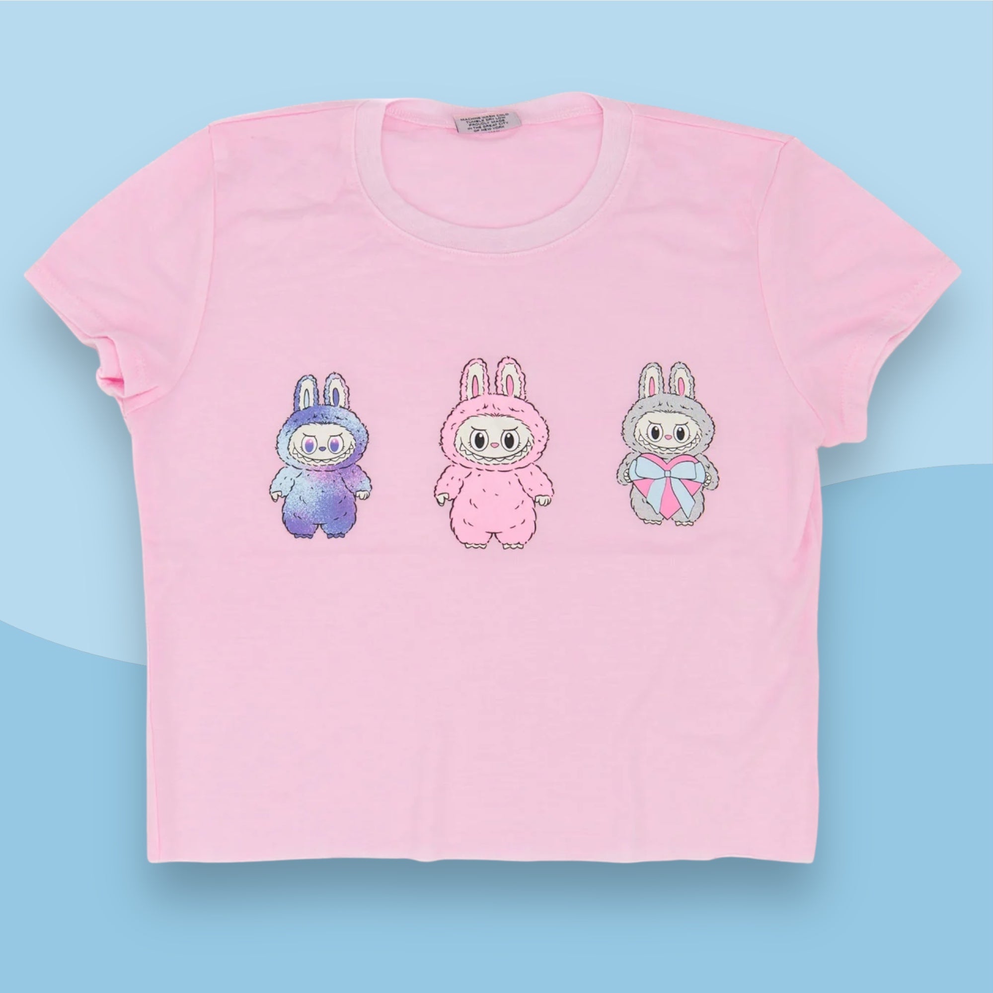 Firehouse Labubu Doll Trio Tee- Ice Pink * Preorder*
