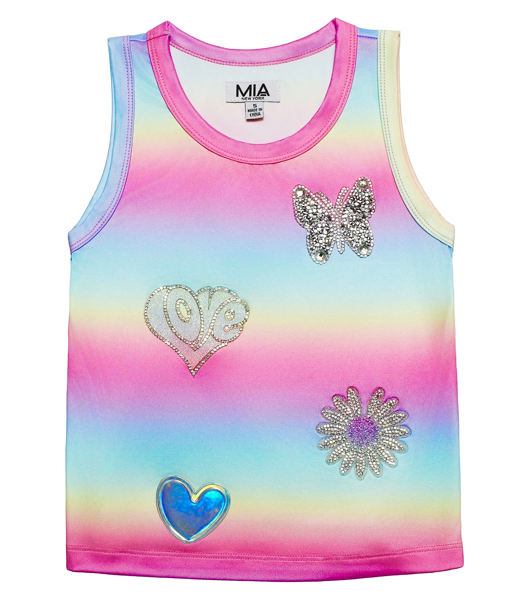 Mia New York Icons Rainbow Top
