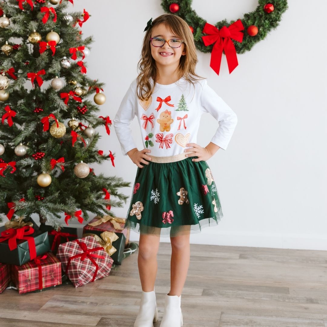 Sweet Wink Gingerbread Long Sleeve Shirt