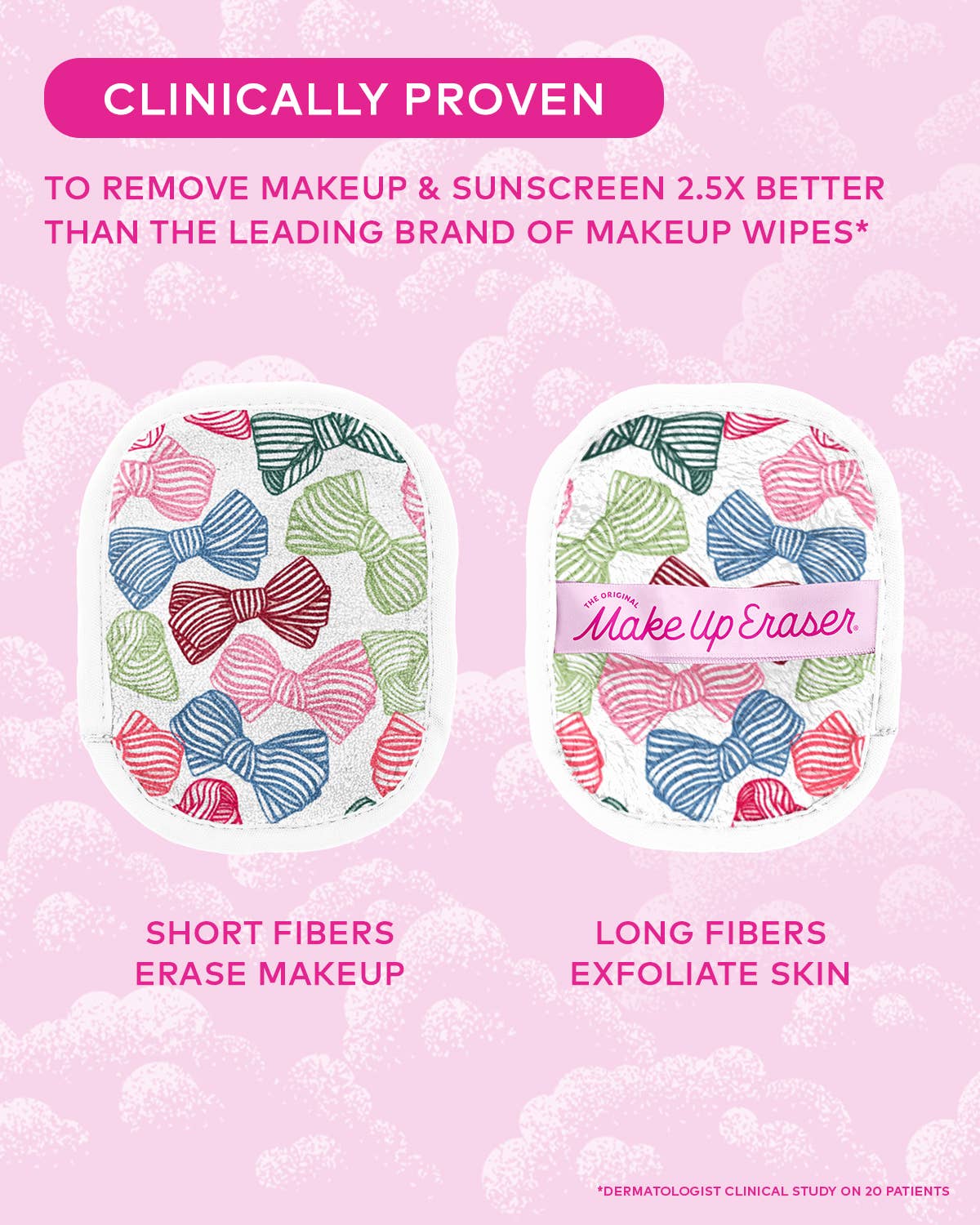 MakeUp Eraser - Fab-BOW-lous 7-Day Set |  The Whimsical Pink Bow Edit