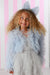 Ooh! La, La! Couture Ruffled Tulle Jacket -Sky Blue