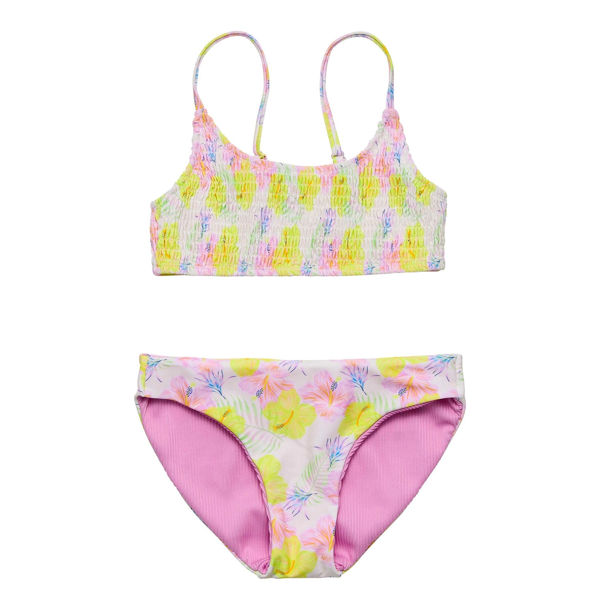 Snapper Rock Aloha Vacay Reversible Tween Bikini