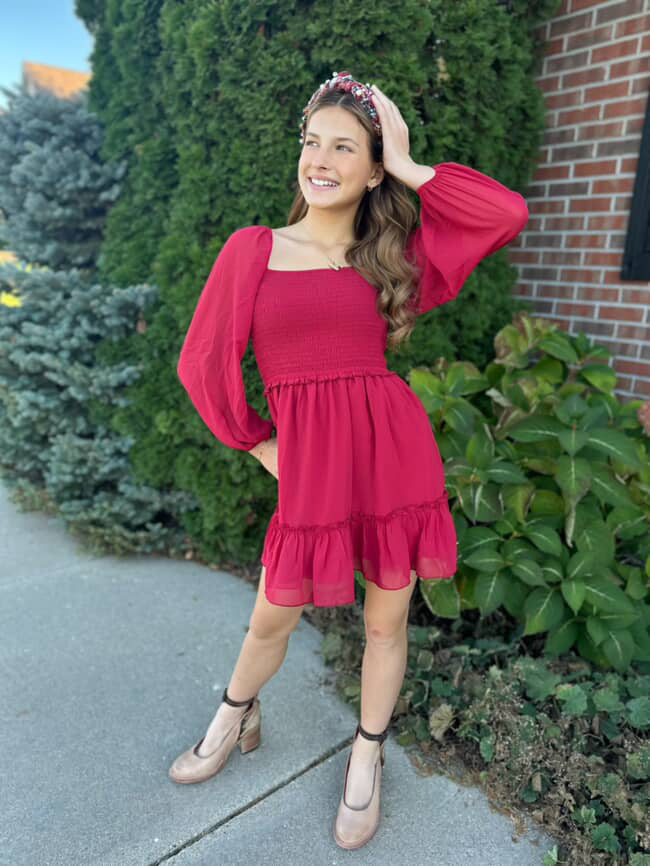 KatieJ NYC Tween Molly Dress - Red