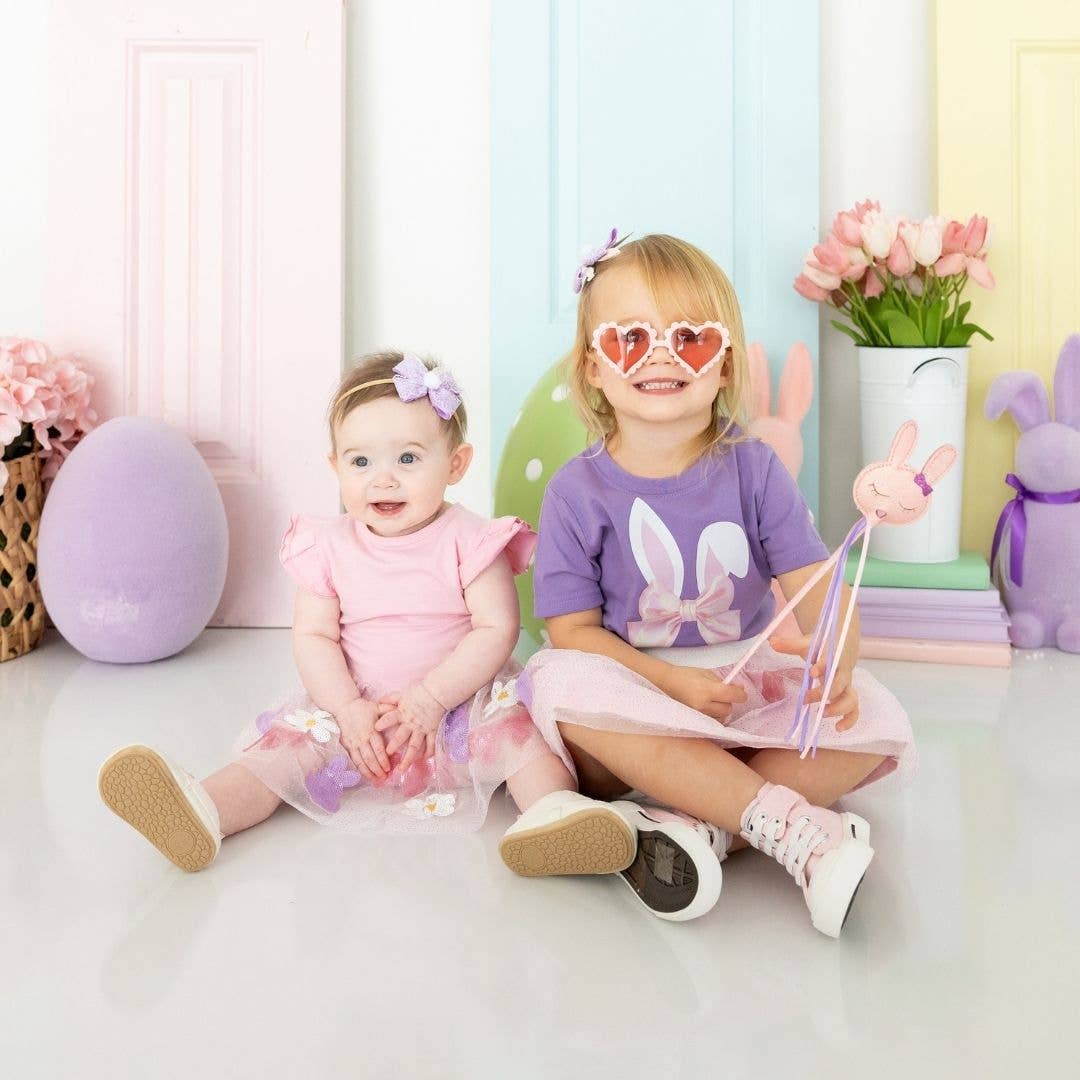 Sweet Wink -Bunny Bow Easter Short Sleeve