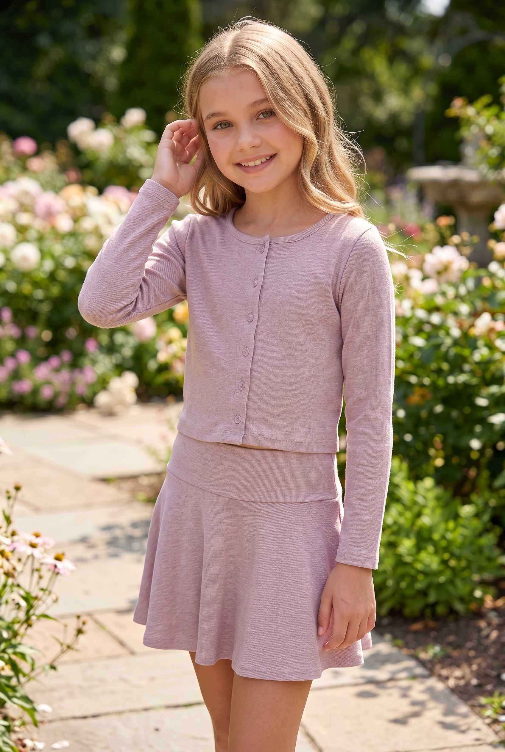 Camiseta de tweed negra de Flowers By Zoe