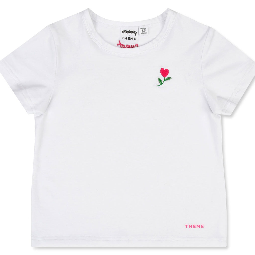 Iscream &amp; Theme Flower Heart Tee