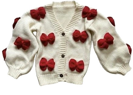 Pearson & Pearson Carol Bow Cardigan