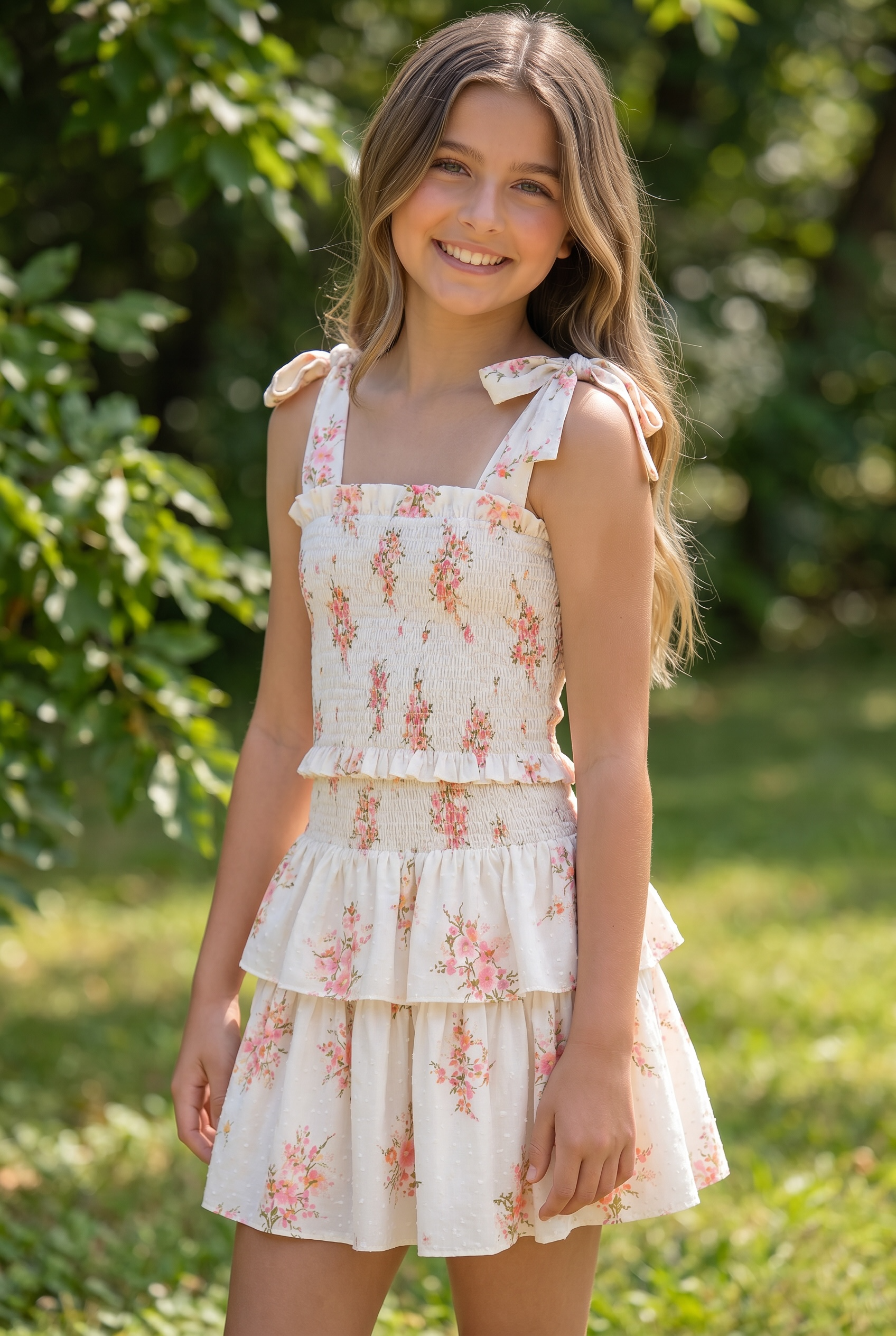 KatieJ NYC Tween Emerson Dress - Vintage Wildflower