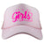 Pink Let's Go Girls Tween/Adult Trucker Hat