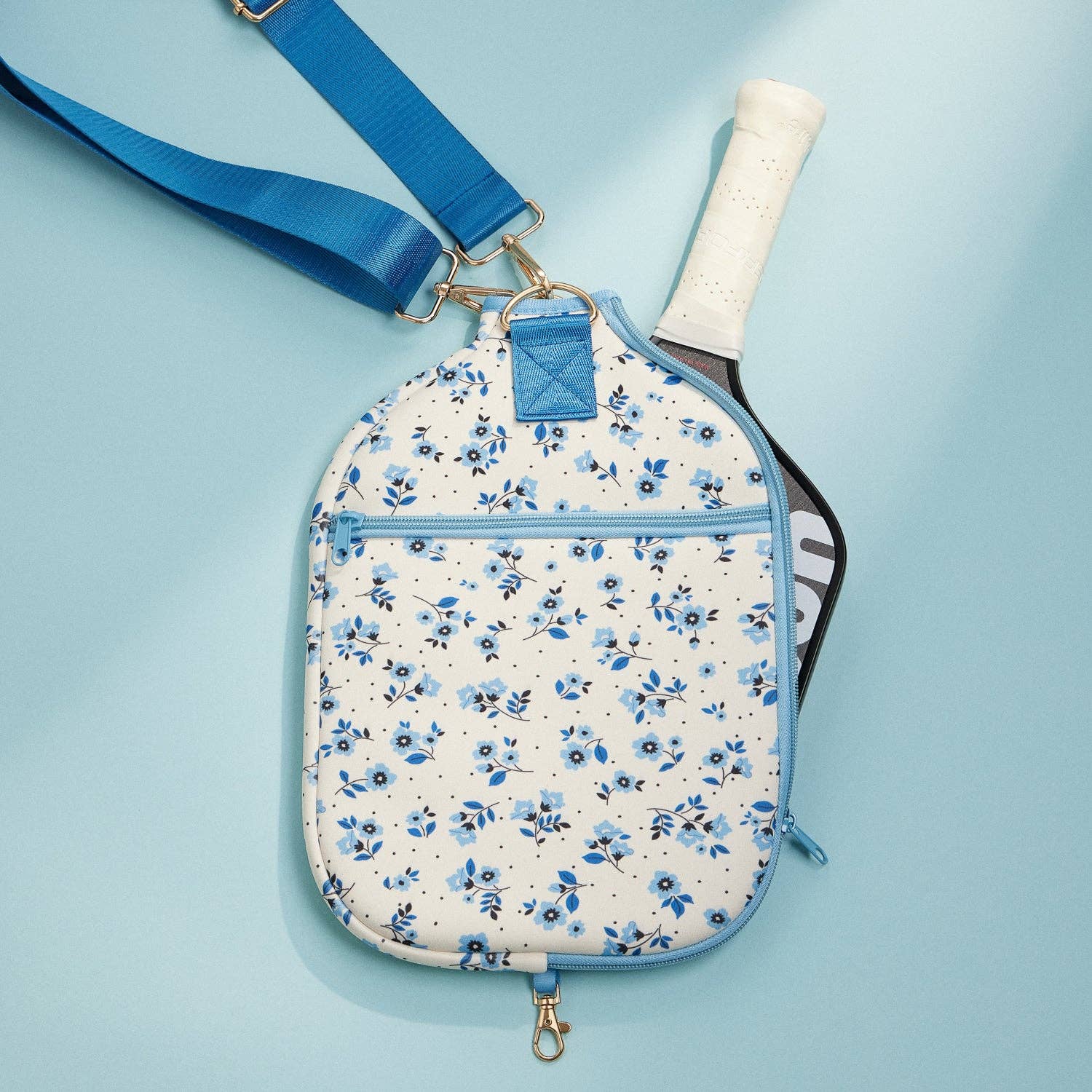 Floral Pickleball Paddle Bag & Cover