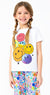 Preppy Goose White Smiley Face Tee