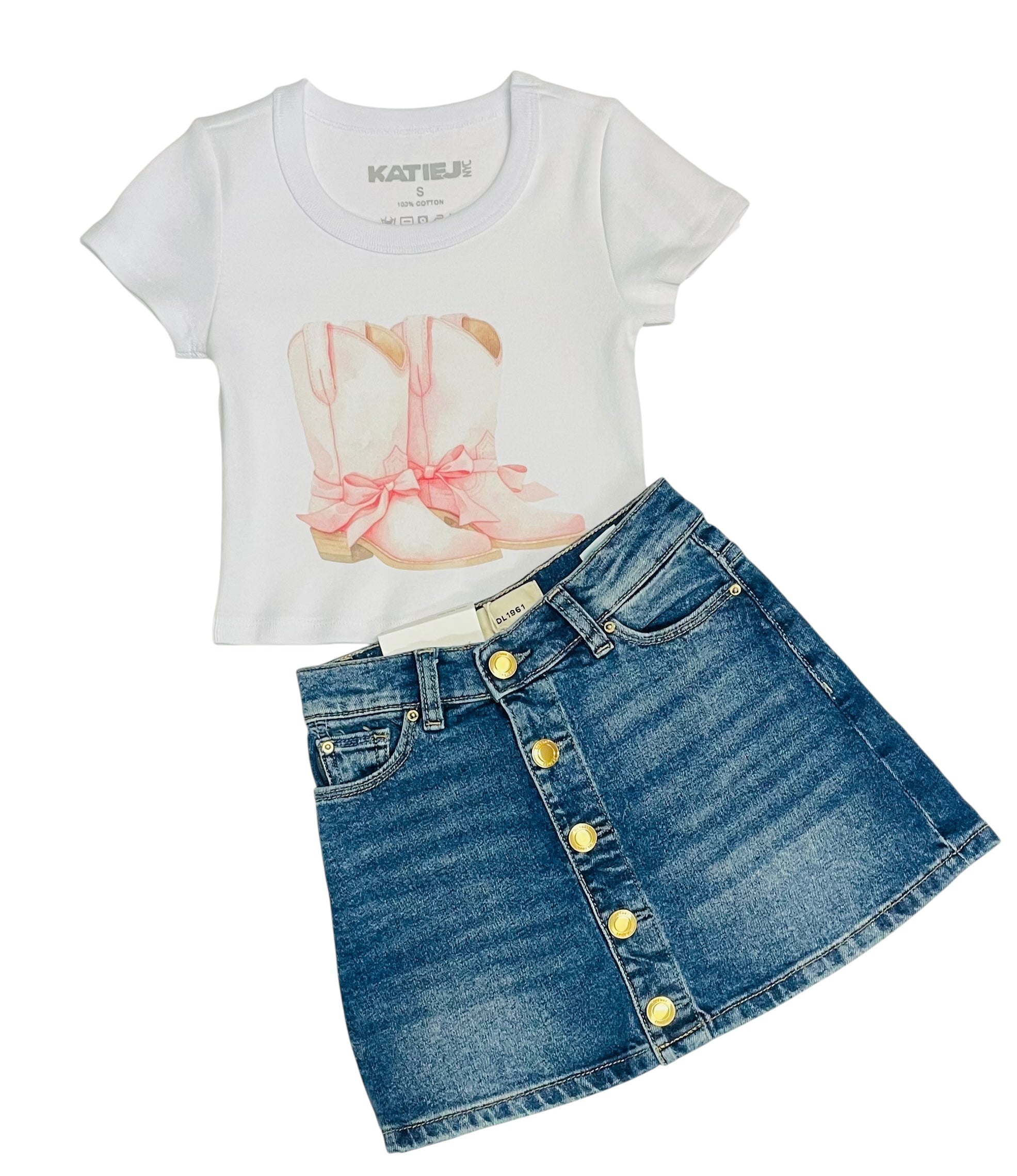 DL1961 Jenny Denim Mini Skirt - Lakewood