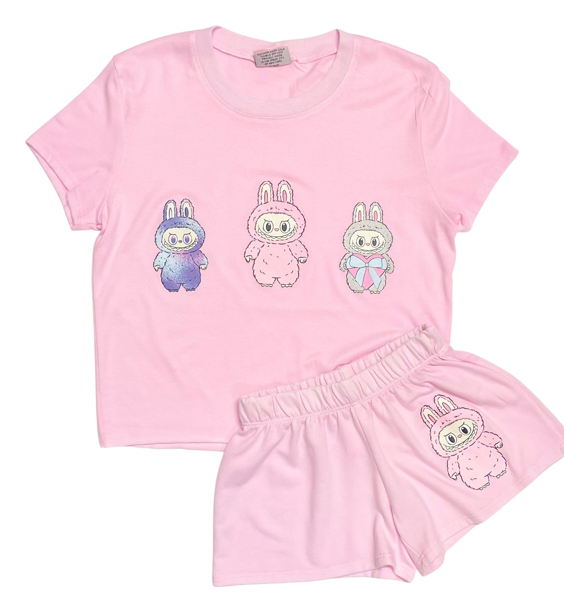 Firehouse Doll Trio Tee- Ice Pink -Size 2/3