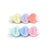Lilies & Roses Pastel Candy Hearts Hair Clips - Set of 2
