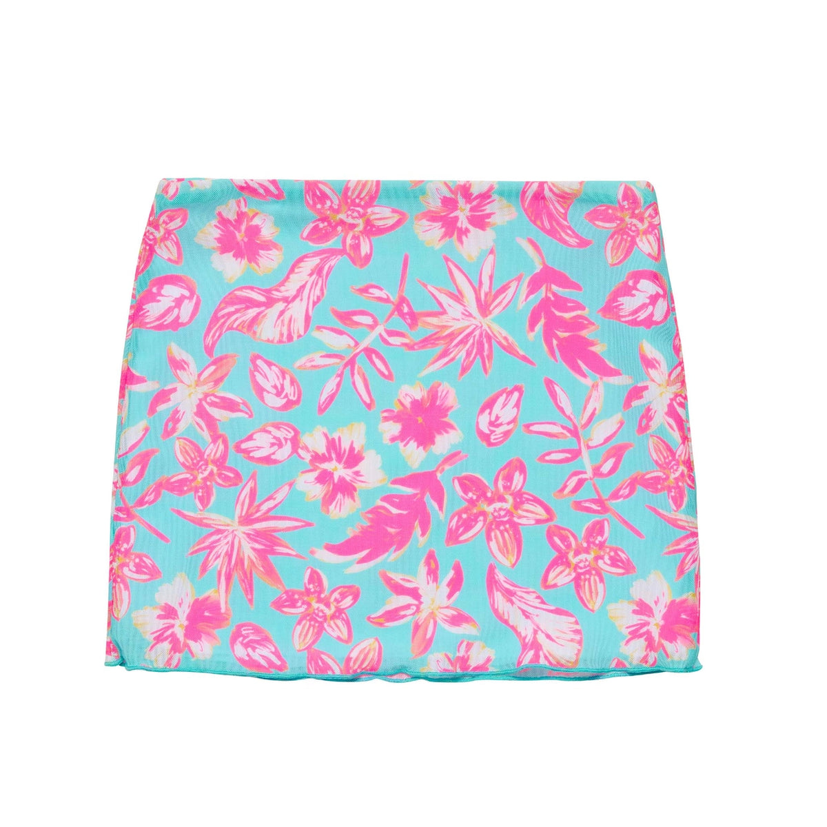 Snapper Rock Tween Tropical Glow Swim Skirt/Coverup