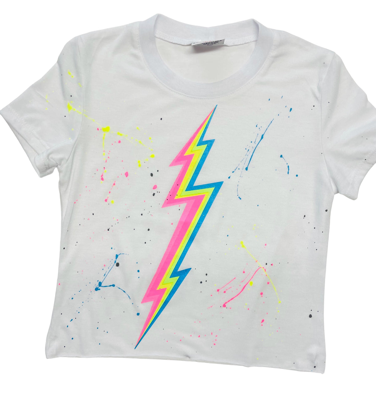 Firehouse Clothing Bolt Splatter Tee-White