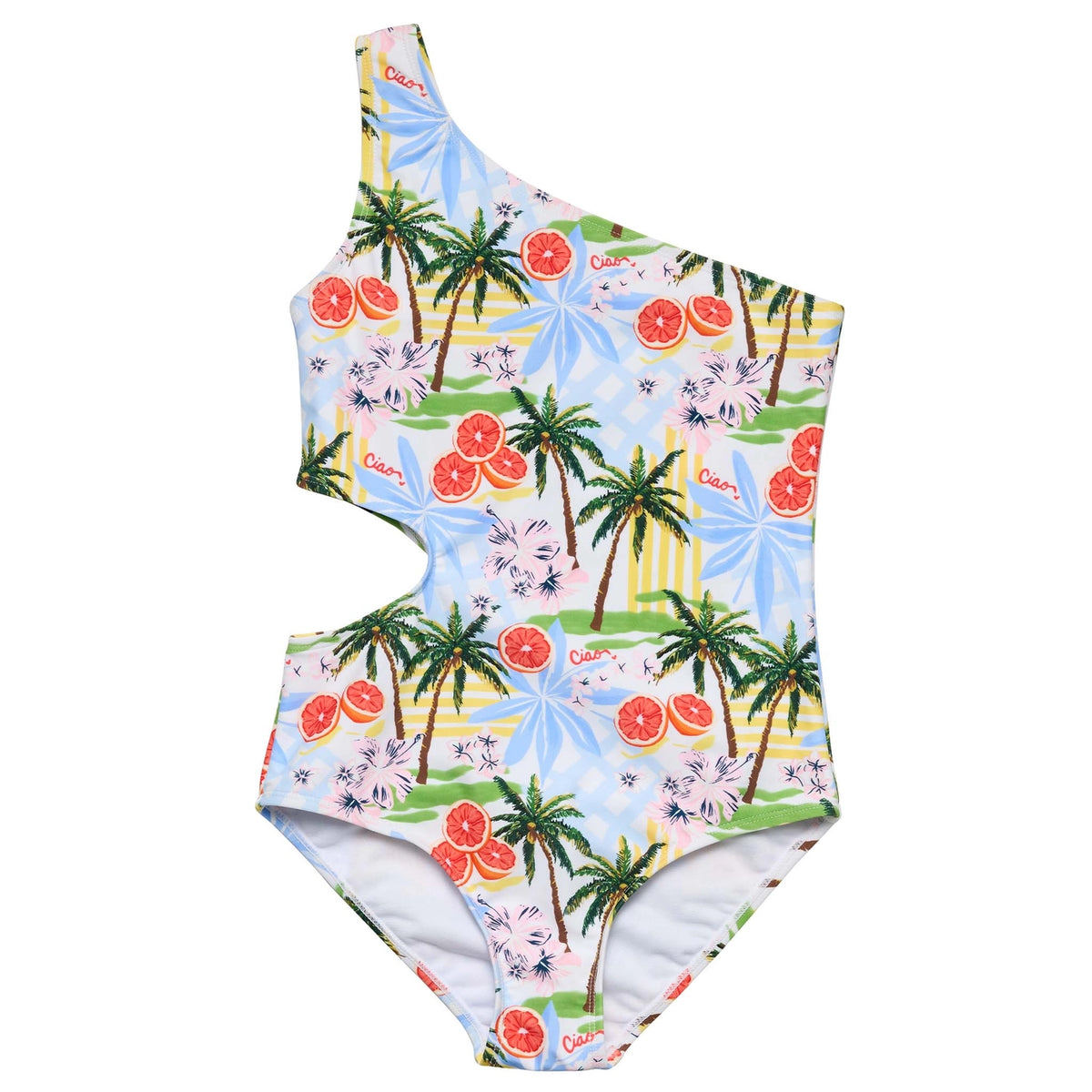 Snapper Rock Ciao Paradiso One Shoulder Swimsuit