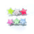 Lilies & Roses Neon Star Hair Clips - Set of 2
