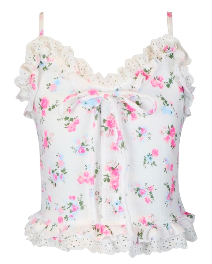 Flowers By Zoe Floral Bouquet & Eyelet Top