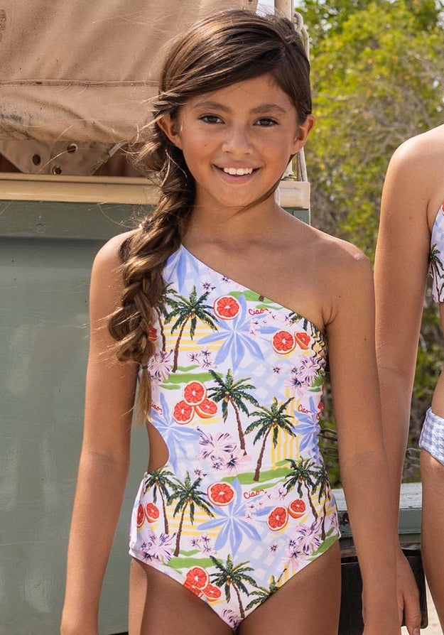 Snapper Rock Ciao Paradiso One Shoulder Swimsuit
