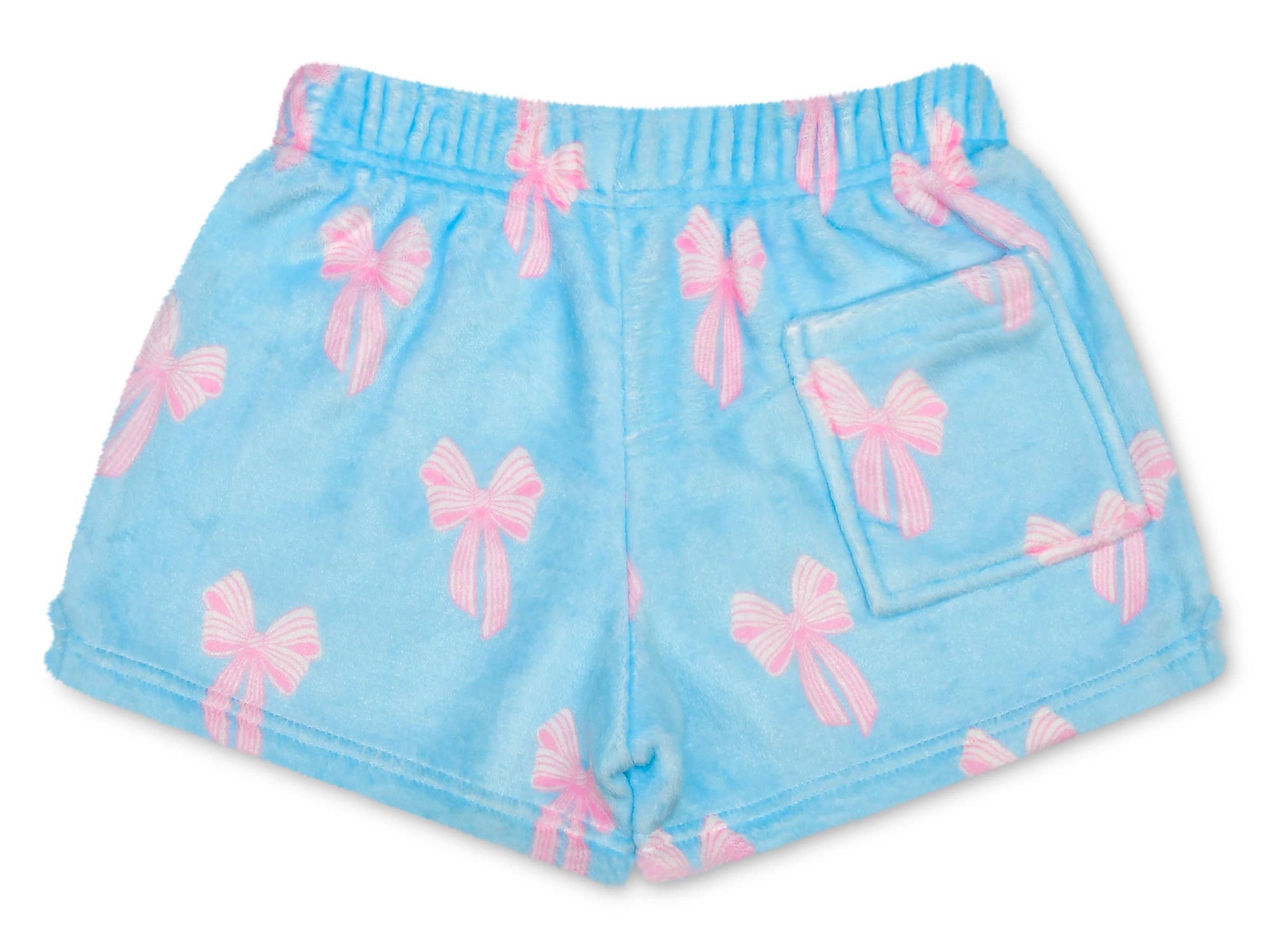 Iscream Pink Bows Plush Shorts