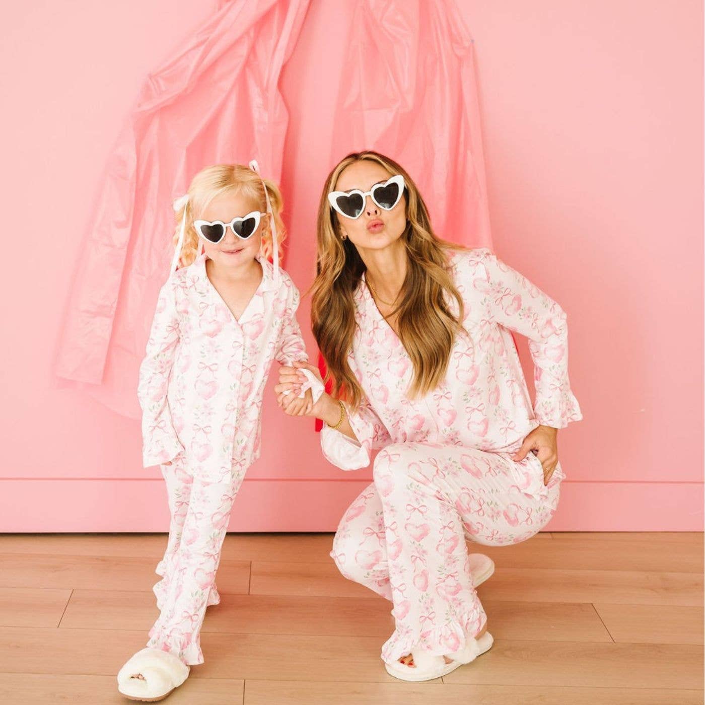 Sweet Wink Heart Floral Trellis Lounge Set - Mommy & Me * Now in Tween Sizes *