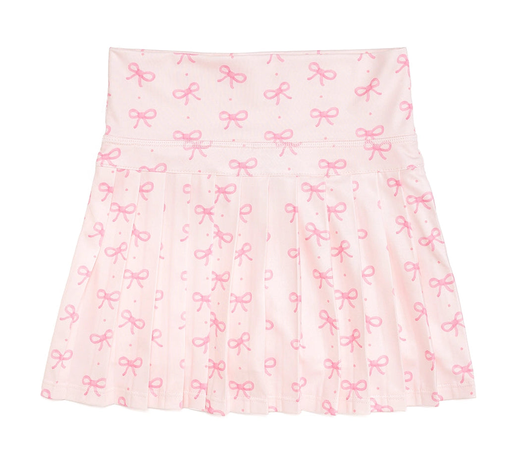 Sweet Wink Pink Bow Athletic Skort