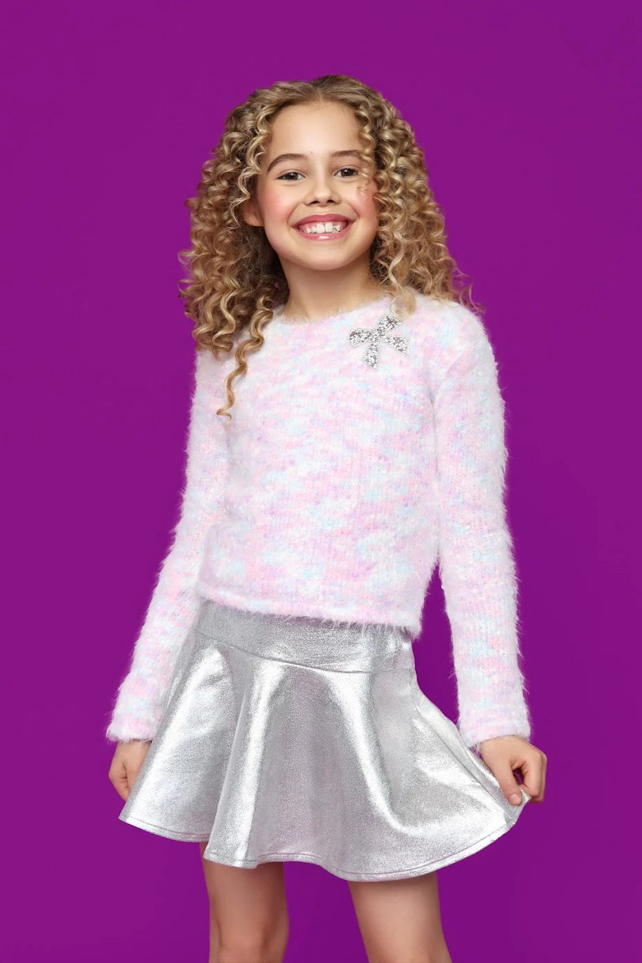 Mia New York Candy Sweater w/ Bow