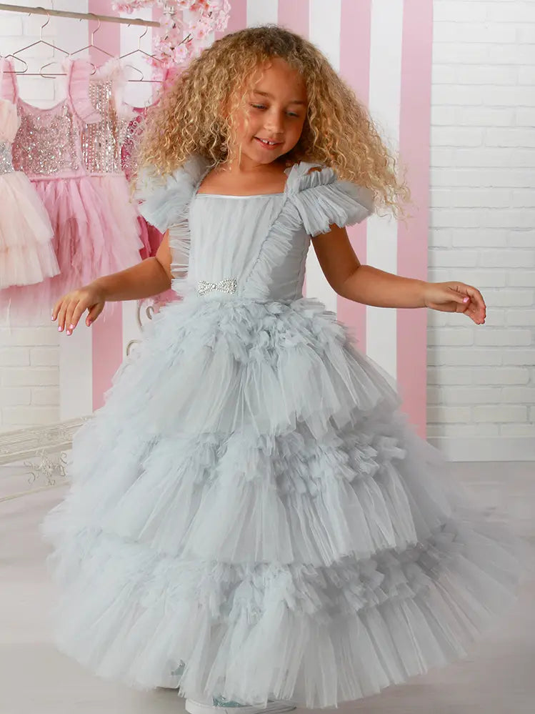 Ooh! La, La! Couture Blue Ice Coralie Maxi Dress